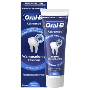 Зубная паста Oral-B Advanced Укрепление эмали Исключительная свежесть 75 мл (8006530091008) изображение 1