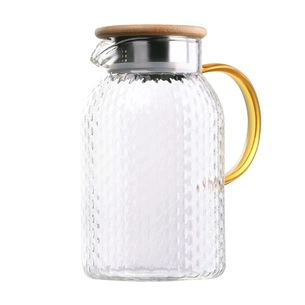 Глечик Ardesto Dew 1500 мл, боросилікатне скло, прозорий (AR2615BPG) зображення 1