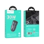 Зарядний пристрій HOCO Z57 USB-C PD30W car charger metal gray (6942007633048) - зменшене зображення 5