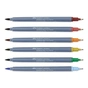 Художественный маркер Faber-Castell набор акварельных двухсторонних Goldfaber Aqua Dual Marker Tuscany, 6 цветов (32147) - уменьшенное изображение 4