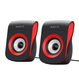 Акустична система Havit SK599 USB 6W Black/Red (6950676205978) зображення 1