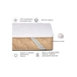Наматрацник MirSon Стандарт Natural Line Wollen 956 90х190 см (2200000835604) - зменшене зображення 2