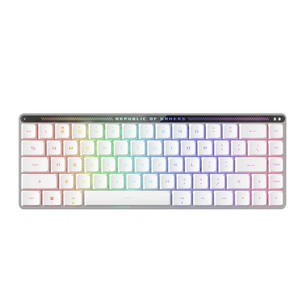 Клавіатура ASUS ROG Falchion RX Low Profile Red Wireless/Bluetooth/USB UA White (90MP03EC-BKMA10) изображение 1
