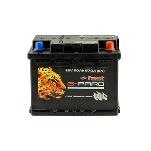 Акумулятор автомобільний G-Pard 60 Аh/12V Fast Euro (TRC060-F00) зображення 1