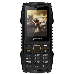 Мобільний телефон Sigma X-treme AZ68 Black Orange (4827798374917) зображення 1