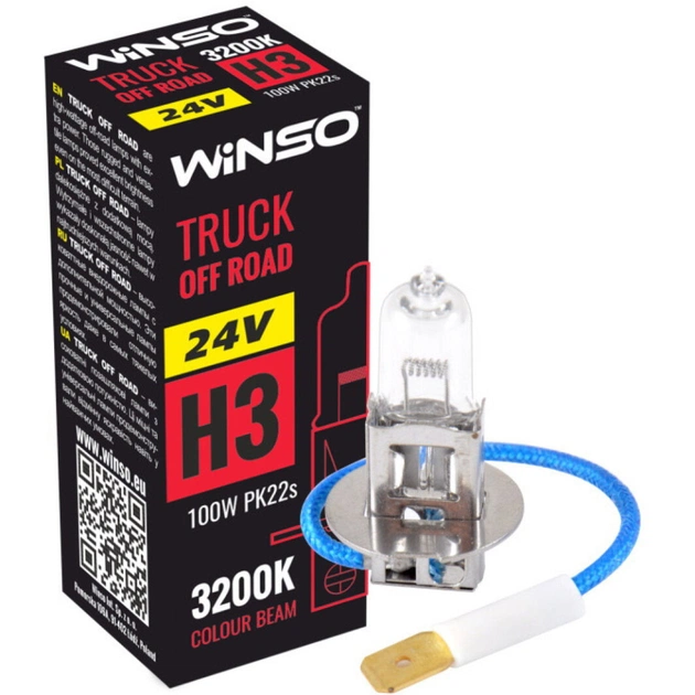 Автолампа WINSO H3 TRUCK OFF ROAD 100W (724310) - зображення 1