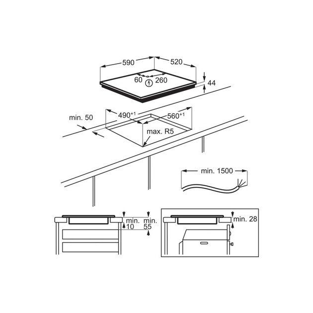 Варочна поверхня Electrolux EIS62453 - picture 10