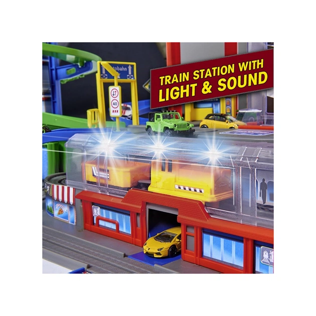 Ігровий набір Majorette Гараж. Супермісто 7 рівнів 6 металевих машинок (2059989) - picture 3