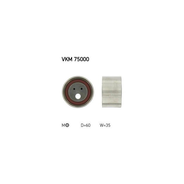 Ролик натягувача ременя SKF VKM 75000 - зображення 1