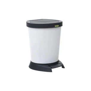 Контейнер для сміття Алеана З педаллю Білий 18 л (алн 124066/білий) зображення 1