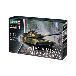 Збірна модель Revell Танк Абрамс M1A1 AIM(SA)/ M1A2 рівень 4 масштаб 1:72 (RVL-03346) зображення 1