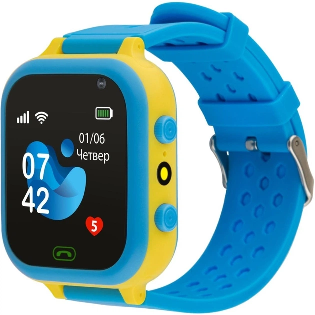 Смарт-годинник Amigo GO009 Blue Yellow (996383) - зображення 1