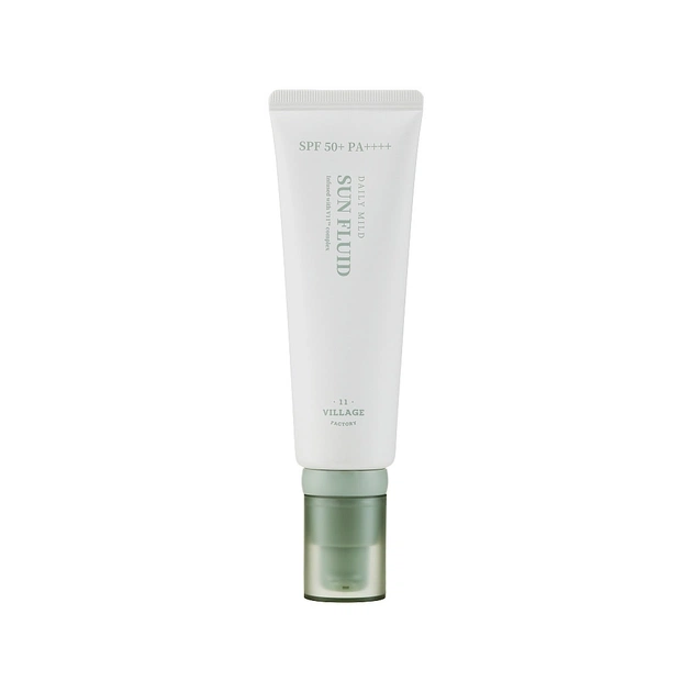 Засіб від засмаги Village 11 Factory Daily Mild Sun Fluid SPF 50+ PA++++ Сонцезахисний флюїд 50 мл (8809663754754) - изображение 1