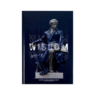 Канцелярська книга Axent Wisdom А4, 96 аркушів, клітинка, темно синя (8422-553-A) зображення 1