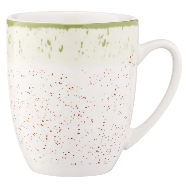 Чашка Ardesto Siena, 360мл, порцеляна, біло-зелена (AR2936SWG) - picture 5