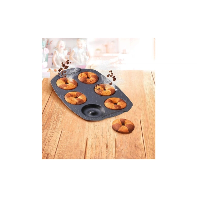 Форма для випікання Tefal PerfectBake, 6 форм, квадратний, 21х29см, алюміній, коричневий (J5734602) - picture 2