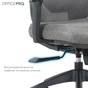 Кресло офисное OfficePro Comfort OC524G Gray - уменьшенное изображение 6