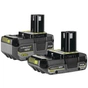 Акумулятор до електроінструменту Ryobi ONE+ RB18242X, 18V, 1×2Ah, 1×4Ah (5133005509) - зменшене зображення 1