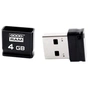 USB флеш накопичувач Goodram 4GB UPI2 (Piccolo) Black USB 2.0 (UPI2-0040K0R11) - зменшене зображення 2