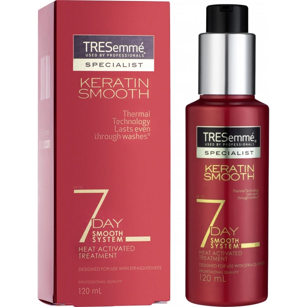 Крем для волосся Tresemme Keratin Smooth стійкий ефект 7 днів розгладжувальний 120 мл (8712561283045) - picture 1