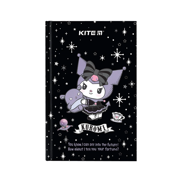 Блокнот Kite А6 Kuromi, твердая обложка, 80 листов, клетка (HK24-199-1) - изображение 1
