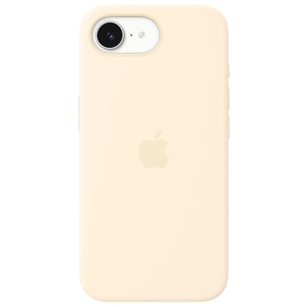 Чохол до мобільного телефона Apple Silicone Case with MagSafe iPhone 17e Vanilla (A3646) (MHWG4ZM/A) - зображення 1