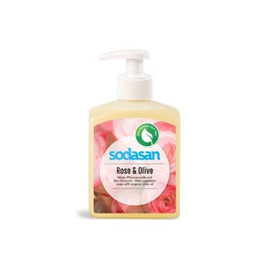 Рідке мило Sodasan органічне Rose-Olive тонізуюче 300 мл (4019886076364) зображення 1