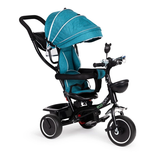 Дитячий велосипед Ecotoys Comfort З поворотним сидінням Green Blue (JM-066-9 GREEN/BLUE) - изображение 1