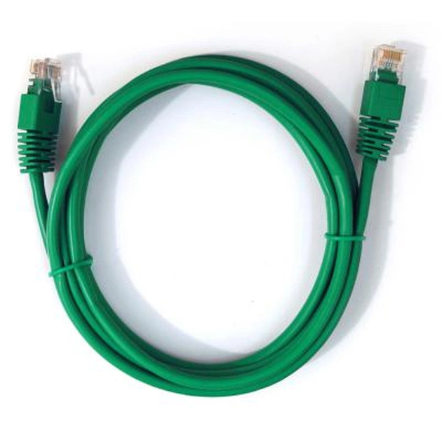 Патч-корд 0.5м, UTP, cat.5e, CCA, green Cablexpert (PP12-0.5M/G) - изображение 1