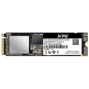 Накопичувач SSD M.2 2280 512GB ADATA (ASX8200PNP-512GT-C) зображення 1