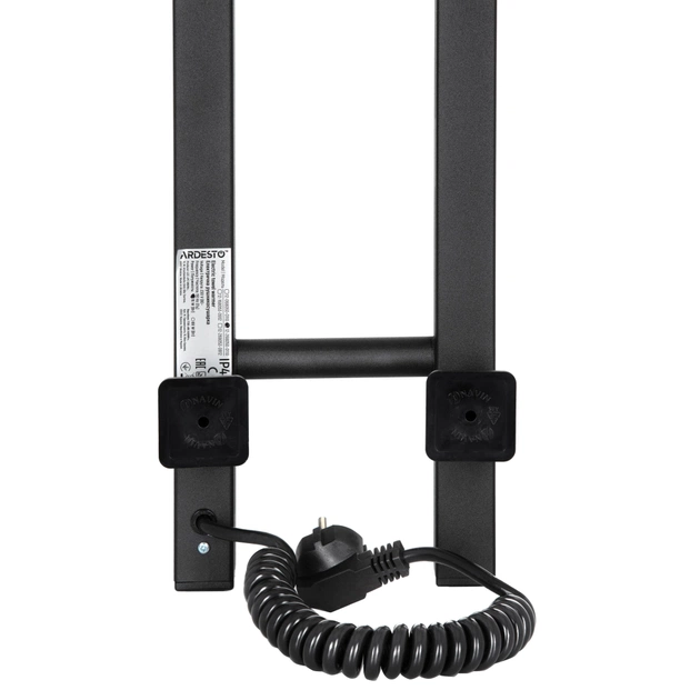 Сушарка для рушників Ardesto Elina Eco, 160х1000мм, чорний муар (12-268050-0110) - зображення 4