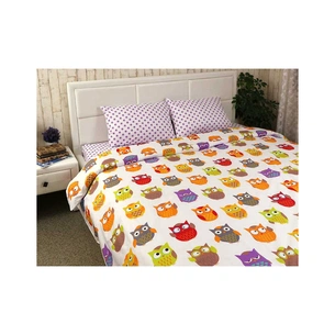 Постільна білизна Руно Сатин двоспальний (655.137К_Сови_1) зображення 1