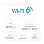 Точка доступу Wi-Fi Mercusys HALO-H60X-3-PACK - зменшене зображення 7