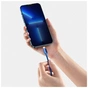 Дата кабель USB-C to Lightning 1.2m 20W blue Baseus (CAJY000203) - зменшене зображення 6