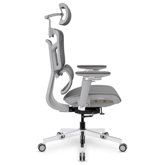 Офісне крісло Mealux S4 Air Grey (HF-S4 M/G) - зображення 6
