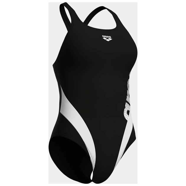 Купальник Arena Stripeflo Swimsuit Swim Pro Ba 011175-551 чорний, білий 38 (3468337721529) - зображення 8