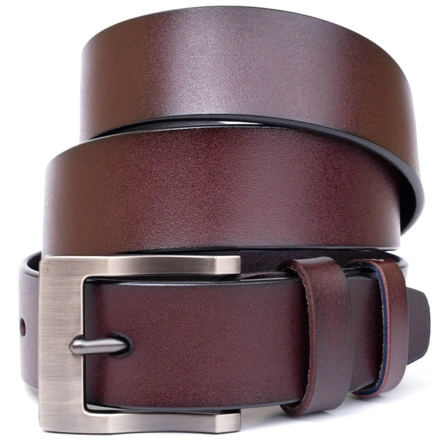 Ремінь Vintage Чоловічий з класичною пряжкою Коричневий (20357) - зображення 1