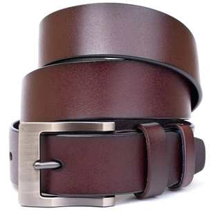 Ремінь Vintage Чоловічий з класичною пряжкою Коричневий (20357) зображення 1