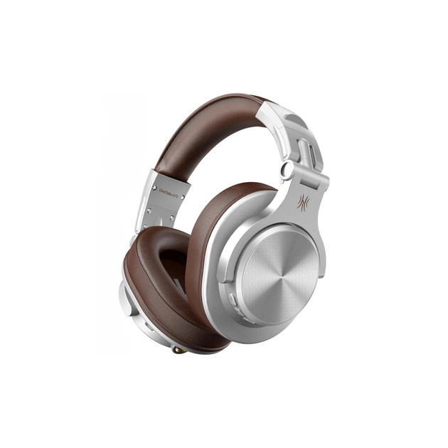 Наушники OneOdio Fusion A70 Bluetooth+3,5мм/6,35мм Silver/Brown (A70 Silver Brown) - изображение 1