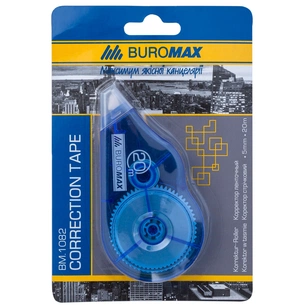 Коректор Buromax стрічковий 5 мм х 20 м, блістер (BM.1082) изображение 1
