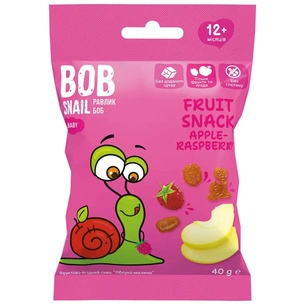 Детские снеки Bob Snail фруктовые яблоко-малина 40 г (1740859) изображение 1