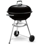 Гриль-барбекю Weber Compact Kettle 57 см Black (1321004) - зменшене зображення 3