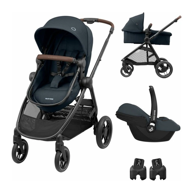 Коляска Maxi-Cosi 3 в 1 Zelia Duo Essential Graphite (1930750110) - изображение 1