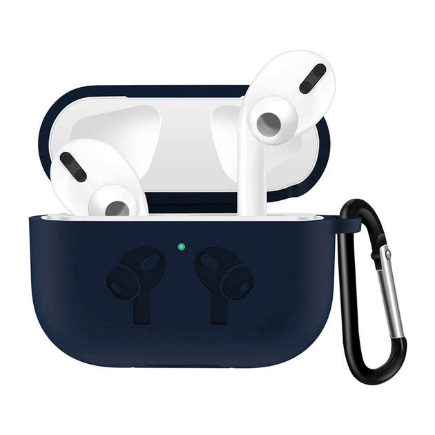 Чохол для навушників BeCover Silicon Protection для Apple AirPods Pro Deep Blue (704496) - зображення 1