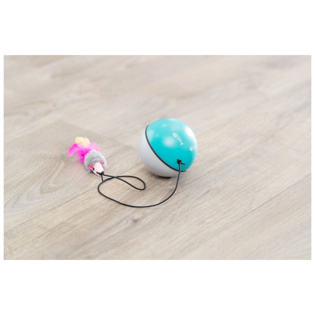 Іграшка для котів Trixie М'ячик з моторчиком і мишею 9 см (4011905045641) - зображення 4