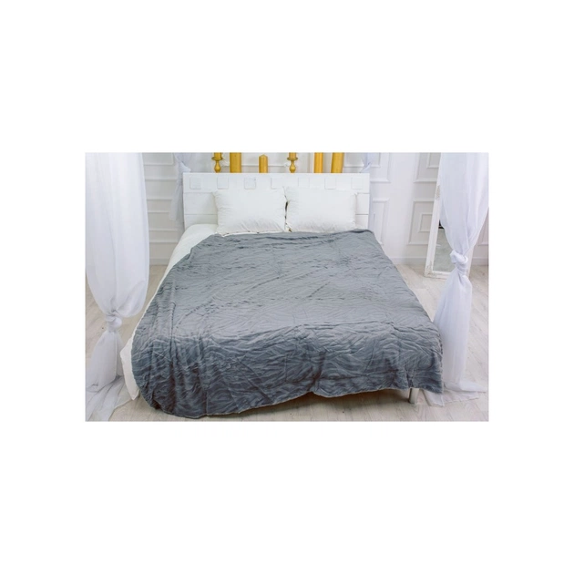 Плед MirSon 1017 Aurora Light gray 150x200 (2200002980111) - зображення 1
