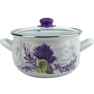 Каструля Gusto Лаванда 18 см 3,1 л GT-T-118-L (96029) зображення 1
