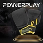 Боксерские перчатки PowerPlay 3021 Ukraine Chorno zhovti 10 untsiy (PP_3021_10oz_Black/Yellow) - уменьшенное изображение 7