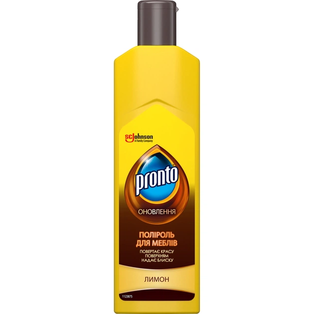 Засіб для догляду за меблями Pronto поліроль Лимон 300 мл (4823002000511) - изображение 1