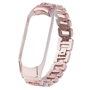 Ремінець до фітнес браслета XoKo Diamond Premium Band для Xiaomi Mi band 5 Gold (XK-M5-DMGD) зображення 1